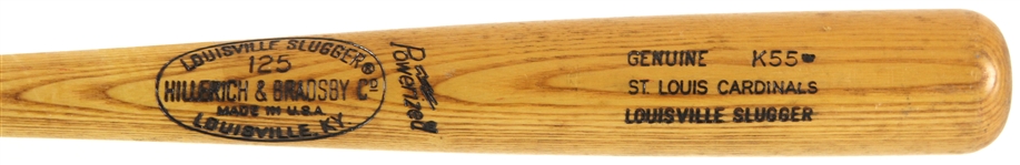 1977-79 St. Louis Cardinals H&B Louisville Slugger Professional Model Game Used Bat (MEARS LOA)