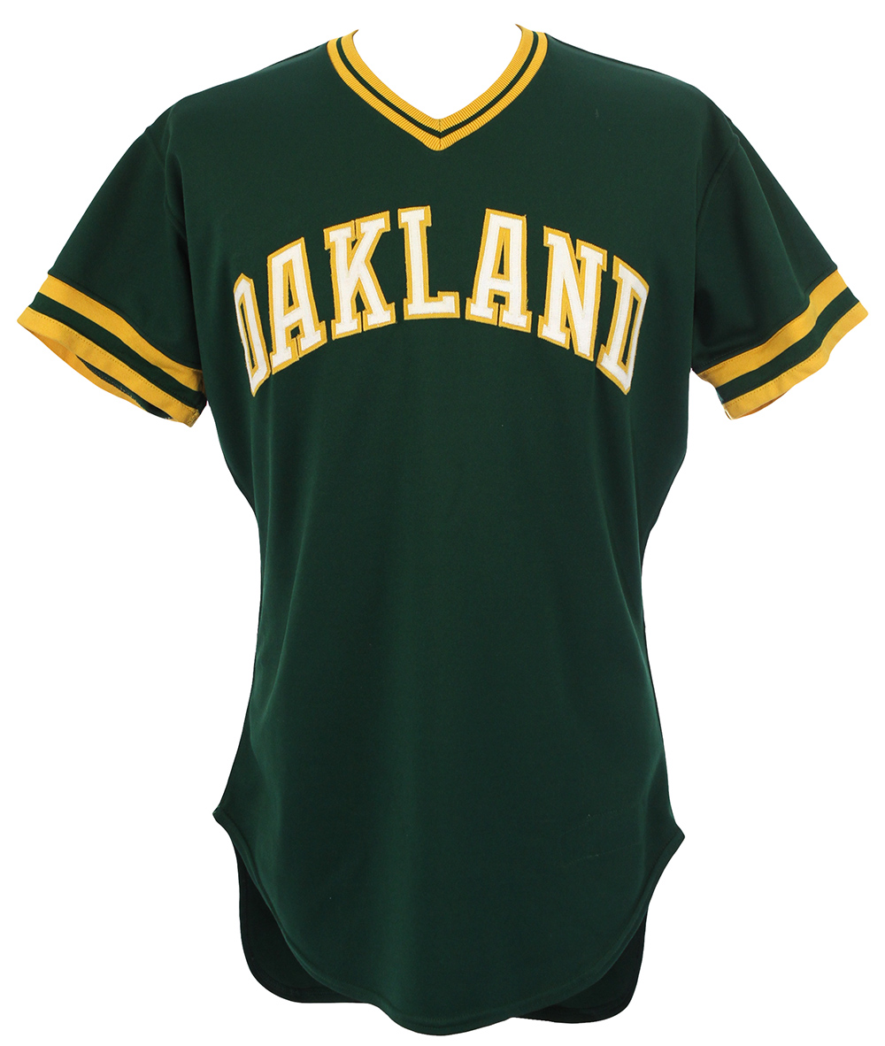 Lot Detail - 1986 Dave Kingman Oakland Athletics Game Worn Road Jersey  (MEARS LOA)