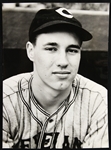 1939 Bob Feller Cleveland Indians 4.5 x 6.5 Original Photo