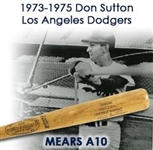 1973-75 Don Sutton Los Angeles Dodgers Signed H&B Louisville Slugger Professional Model Game Used Bat (MEARS A10 /JSA)