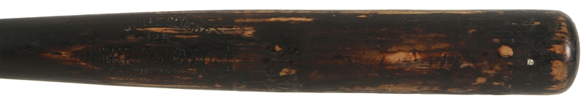 1921-31 H&B Louisville Slugger Game Used Sidewritten Bat (MEARS LOA)