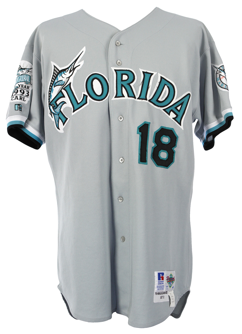 Lot Detail - 1993 Dave Magadan Florida Marlins Game Worn Road