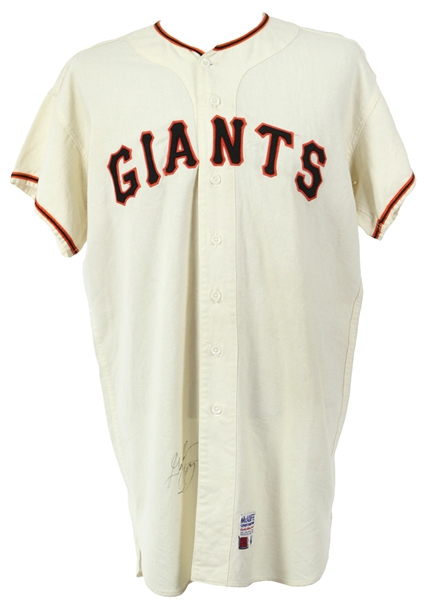 1969 Gaylord Perry San Francisco Giants Signed Game Worn Home Jersey (MEARS A10/JSA)