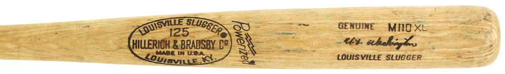 1977-79 UL Washington Kansas City Royals H&B Louisville Slugger Professional Model Game Used Bat (MEARS LOA)