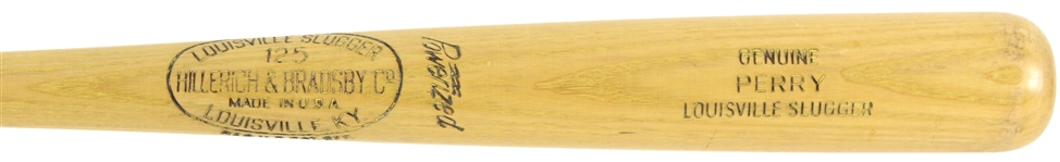 1965-68 Gaylord/Jim Perry H&B Louisville Slugger Professional Model Bat (MEARS LOA)