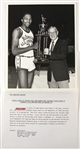 1980 Russell Cross John Wooden MVP McDonald’s All American Game Original 8x10 B&W Photo