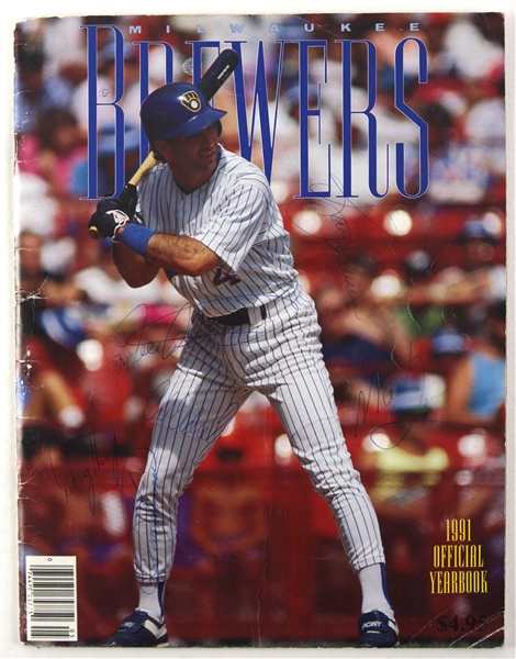 1991 Milwaukee Brewers Official Yearbook 