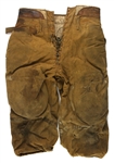1915-30 Game Worn James W. Brine College Outfitters Football (MEARS LOA)