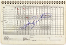 1964-1965 circa Autographed Mike Schmidt Little League Tournament District No. 8 and No. 9 Official Baseball Score Book (2) (Obtained From Coach) JSA