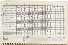1964-1965 circa Autographed Mike Schmidt Little League Tournament District No. 8 and No. 9 Official Baseball Score Book (2) (Obtained From Coach) JSA