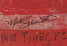 1972 circa Mike Schmidt Philadelphia Phillies 10”x12”x22” Game Used Travel Bag (Obtained From Coach) MEARS LOA / JSA