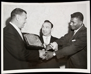 1957 Jack Dempsey Carmen Basilio Floyd Patterson Champion Boxers 7" x 9" Original Photo (Carmen Basilio Estate)