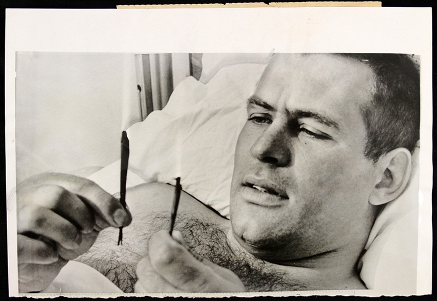 1965 Jerry Kramer Green Bay Packers 6.75" x 10" Original Photo