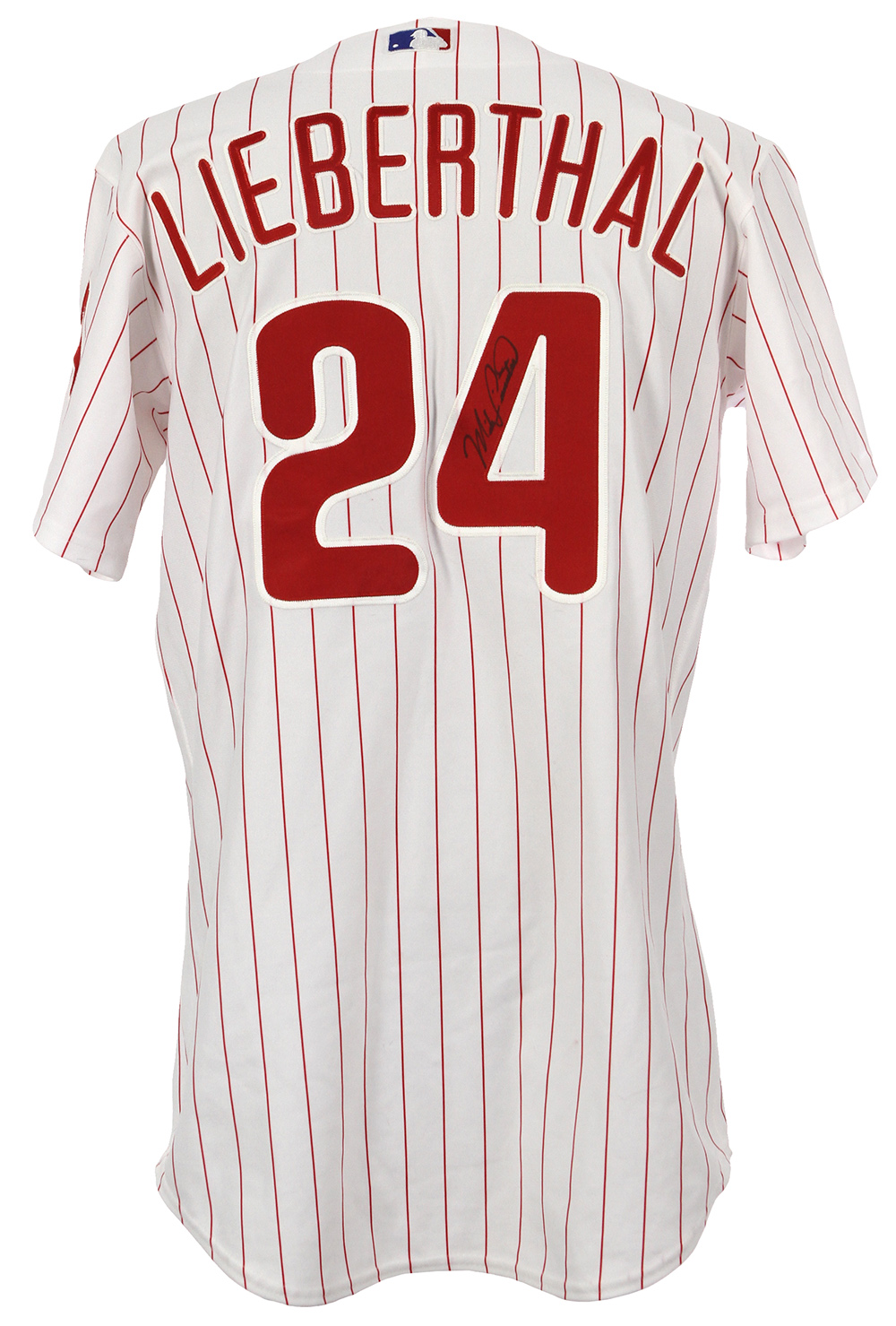 Lot Detail - Mike Lieberthal Signed Phillies Jersey