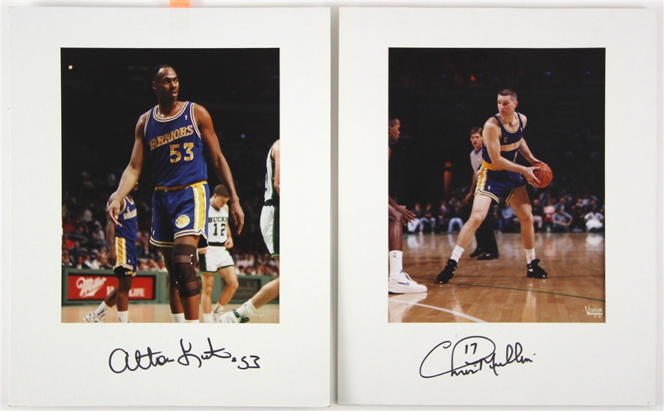 1980s/90s Golden State Warriors Vogue Photographer Studio Professional 11x14 Photo Lot (2 signed) (JSA)