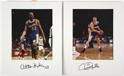 1980s/90s Golden State Warriors Vogue Photographer Studio Professional 11x14 Photo Lot (2 signed) (JSA)