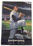1990s Mickey Mantle New York Yankees Laminated Central Park Restaurant Menu (Warren Spahn Estate)