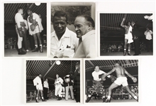 1970s Sugar Ray Robinson Bob Hope 8" x 10" Original Photo Collection - Lot of 5