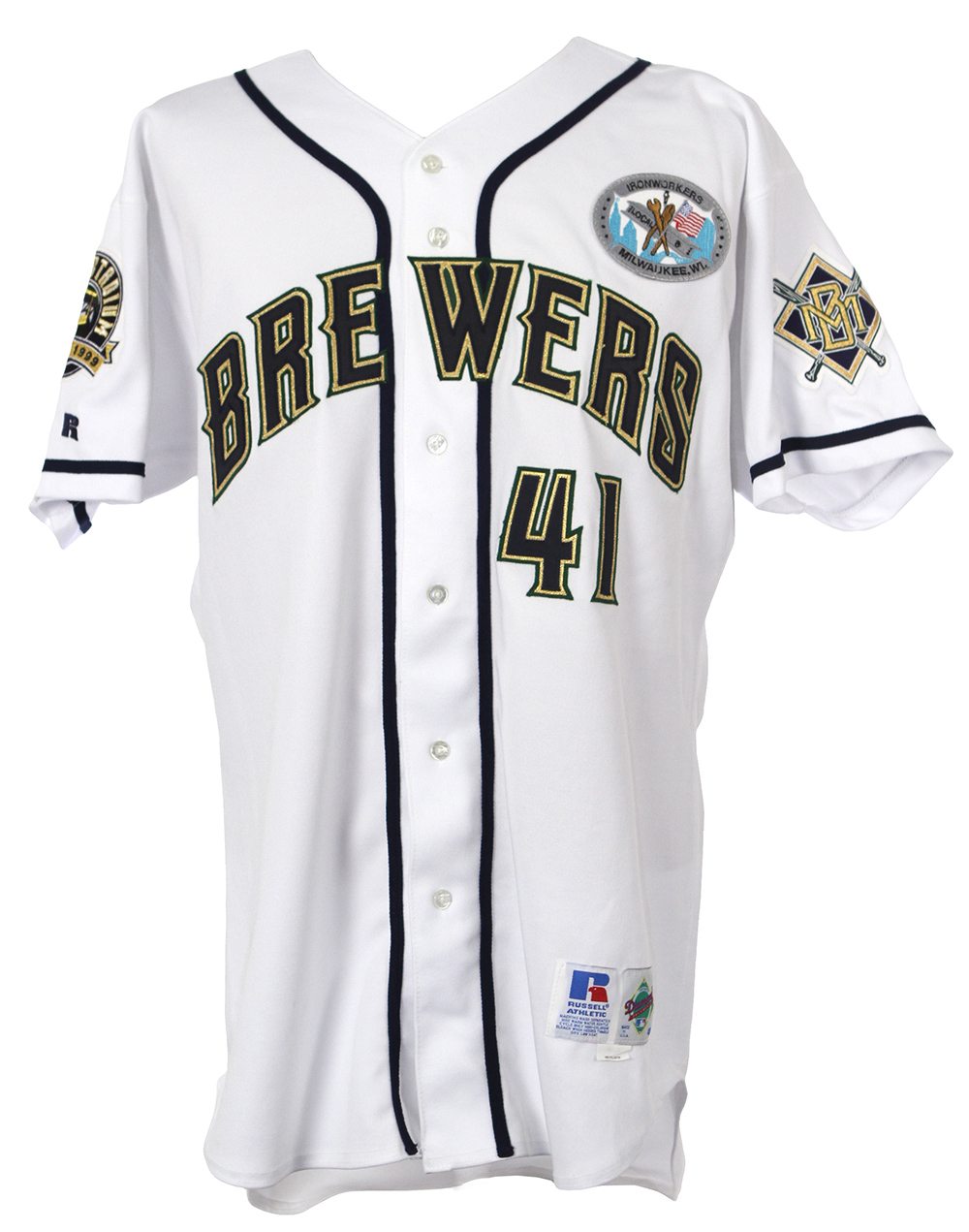 Milwaukee Brewers Mickey Mouse x Milwaukee Brewers Baseball Jersey