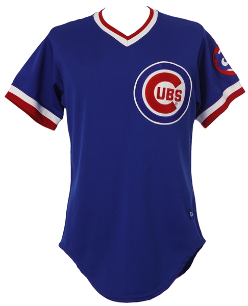 1982 Bill Buckner Chicago Cubs Signed Game Worn Road Jersey (MEARS LOA/JSA)
