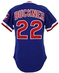 1982 Bill Buckner Chicago Cubs Signed Game Worn Road Jersey (MEARS LOA/JSA)