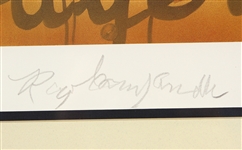 1989 Roy Campanella Brooklyn Dodgers Signed 24 x 29 Framed Lithograph (JSA) 93/250