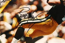 1996 Green Bay Packers Multi Signed 21 x 26 Framed Poster w/ 9 Signatures Including Brett Favre, Reggie White & More (JSA) 1/96