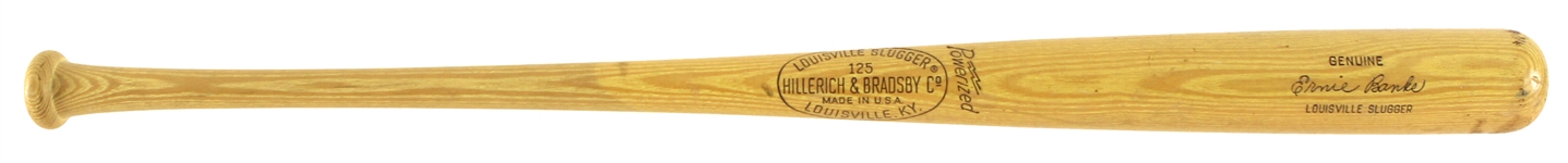 1965-68 Ernie Banks Chicago Cubs H&B Louisville Slugger Store Model Bat