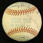 1974 MLB Hall of Fame Multi Signed OAL MacPhail Baseball w/ 25 Signatures Including Mickey Mantle, Satchel Paige, Casey Stengel & More (JSA)