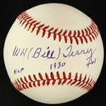 1987-88 Bill Terry New York Giants Signed ONL Giamatti Baseball (JSA)