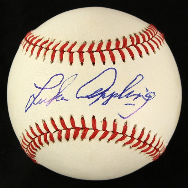 1985-89 Luke Appling Chicago White Sox Signed OAL Brown Baseball (JSA)