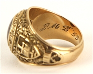 1953 Notre Dame Fighting Irish Class Ring