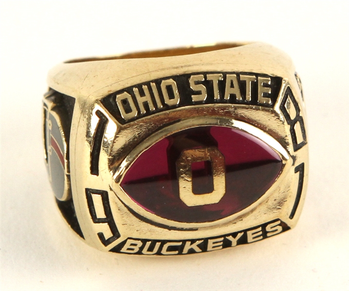 1981 Garcia Lane Ohio State Buckeyes Big Ten Football Champions Ring (MEARS LOA)
