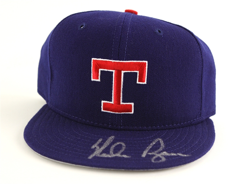 1993 Nolan Ryan Texas Rangers Signed Cap (JSA)