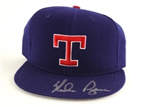 1993 Nolan Ryan Texas Rangers Signed Cap (JSA)