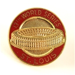1974-82 St. Louis Cardinals Memorabilia Collection - Lot of 2 w/ 1982 World Series Pin & Vintage Nodder