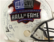 1990's-2000's NFL Hall of Fame Multi Signed Full Size Riddell Helmet w/ 26 Signatures Including Lawrence Taylor, Terry Bradshaw, Roger Staubach & More *JSA Full Letter*