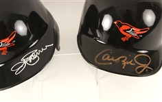 2000's Cal Ripken Jr. Jim Palmer Baltimore Orioles Signed Mini Helmets - Lot of 2 (JSA)