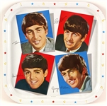 1960's The Beatles 13 x 13 Tin Serving Tray 