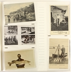 1900's-80's Massive Fishing Postcard Collection - Lot of 500 in Album