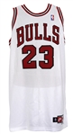 1998-99 Michael Jordan Chicago Bulls Team Issued Home Jersey (MEARS LOA) “What If?”