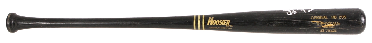 1999-2001 Bo Porter Signed Hoosier Professional Model Game Used Bat (MEARS LOA/JSA)