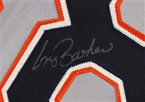 1997 Greg Booker San Diego Padres Signed Game Worn Road Jersey (MEARS LOA/JSA)