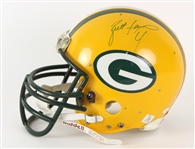 1990's Brett Favre Green Bay Packers Signed Professional Model Helmet *JSA Full Letter*
