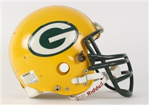 1990's Brett Favre Green Bay Packers Signed Professional Model Helmet *JSA Full Letter*