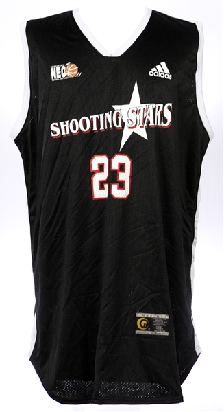 2000-02 circa LeBron James Northeast Ohio Shooting Stars AAU Uniform (MEARS LOA)