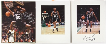1980s/90s San Antonio Spurs Vogue Photographer Studio Professional 11x14 Photo Lot (7 signed, 10 total) (JSA)