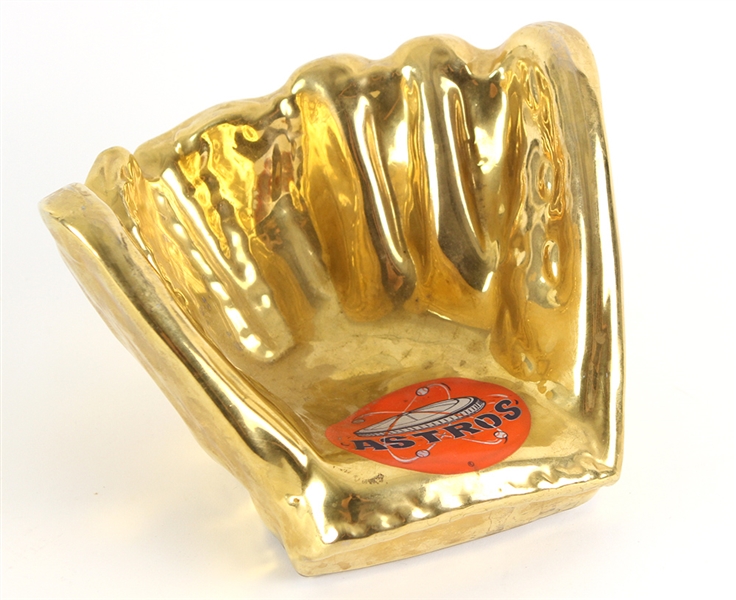 1965-76 Houston Astros Decorative Gold Glove Display