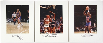 1980s/90s New York Knicks Vogue Photographer Studio Professional 11x14 Photo Lot (7 signed, 9 total) (JSA)