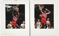 1980s/90s Los Angeles Clippers Vogue Photographer Studio Professional 11x14 Photo Lot (2 signed, 4 total) (JSA)